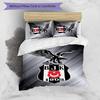 3-teiliges BJK Design Bettwäsche-Set - HD-bedruckte Bettwäsche mit 1 Bettbezug und 2 Kissenbezügen - Perfekt für die Dekoration zu Hause und im Studentenwohnheim