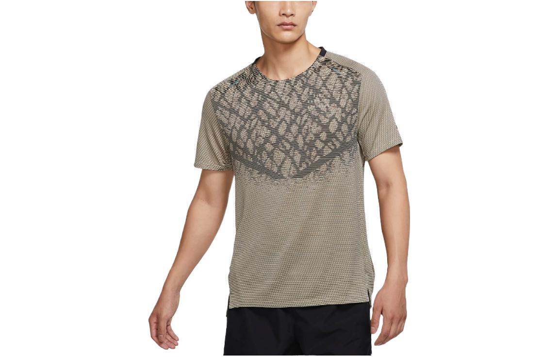 

Nike T Shirts Men s Olive Gray Crew Neck Moderate Straight Fit DQ4779-010 S