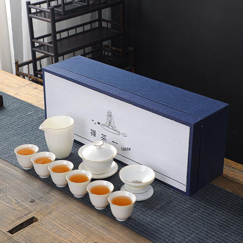 Youluo Dehua White Porcelain Gongfu Tea Set