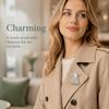 Sheep Shape Lapel Pin Bowknot Decor Pin Fashion Metal Pin  Gift