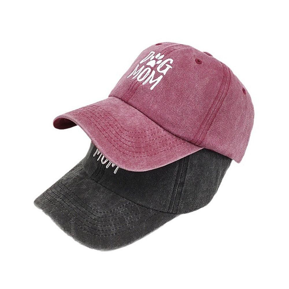 Adjustable MOM Embroidery Baseball Caps Vintage Sunscreen Hats Fashion Baseball Hats  Men Women