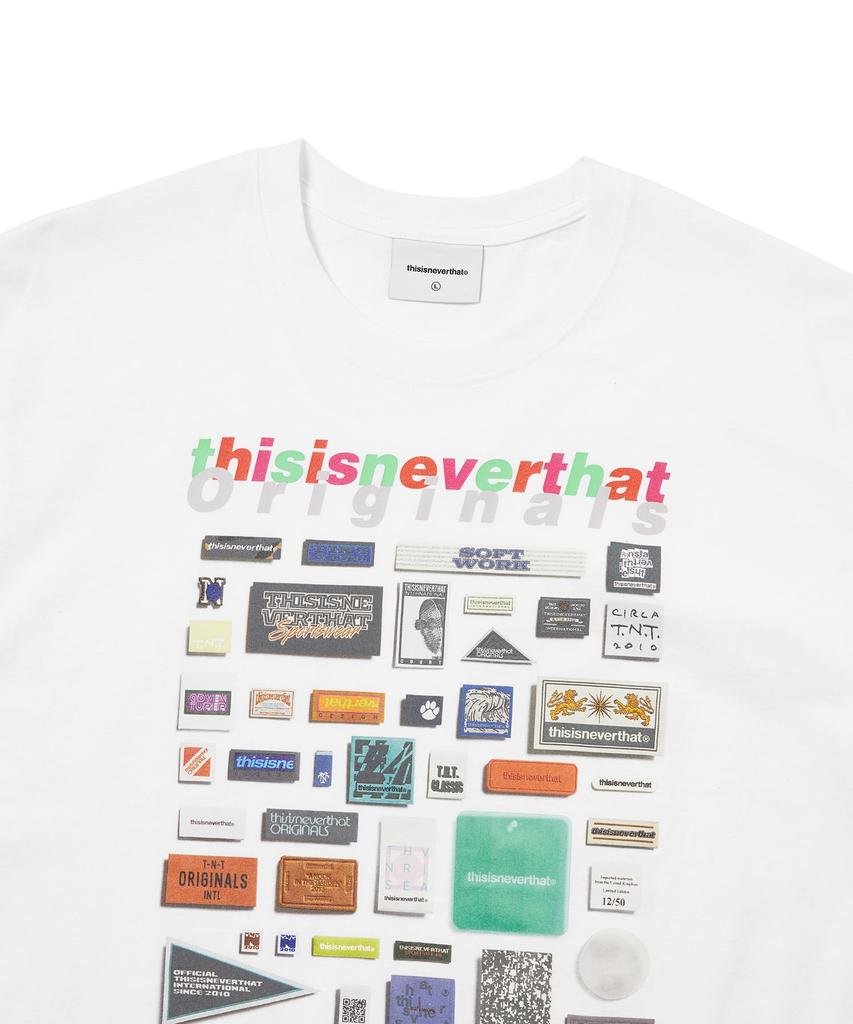THISISNEVERTHAT Labels Tee White