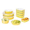 Sealable Aluminum Foil Takeaway Containers with Lids