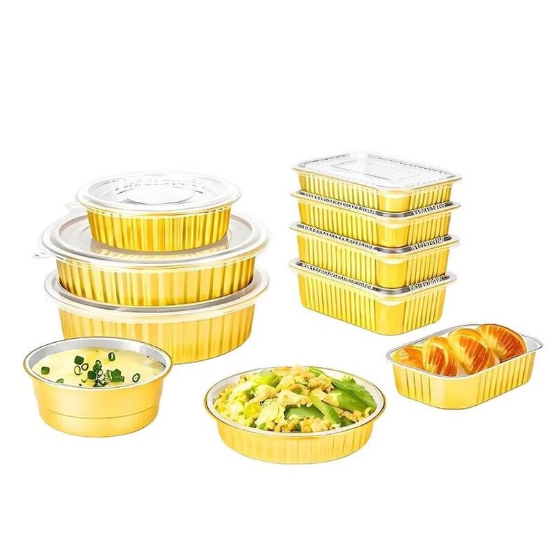 Sealable Aluminum Foil Takeaway Containers with Lids