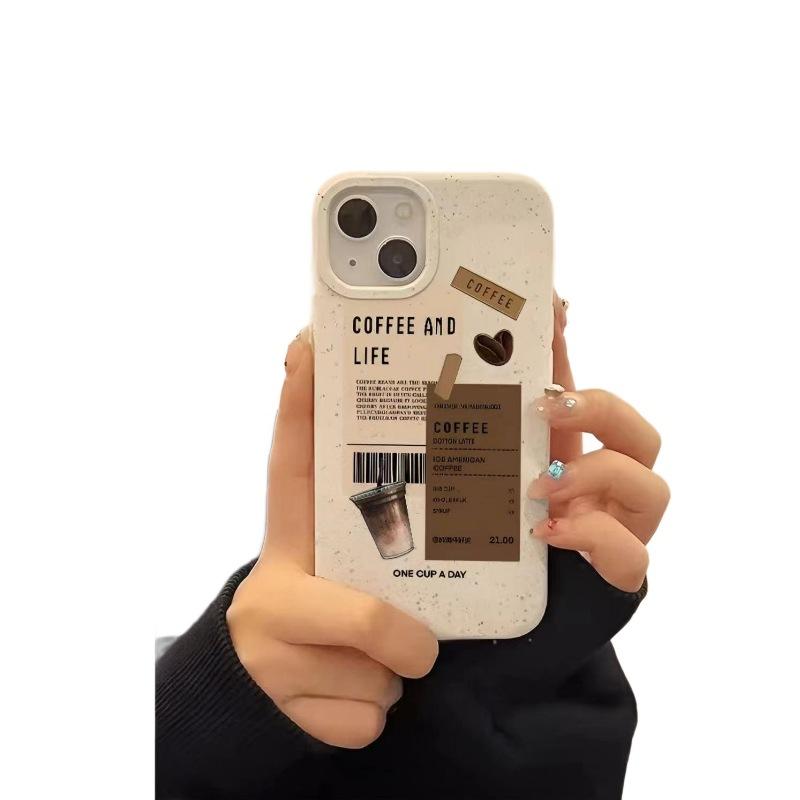 Coffee Orders Are Applicable To Apple 15PROMAX Mobile Phone Case 14PRO creative/13PRO Anti-drop 12/11/xsmax.