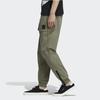 Adidas Pantaloni de jogging din tricot cu talie medie, pantaloni de pantaloni pentru bărbați, Trace-Verde GT7288
