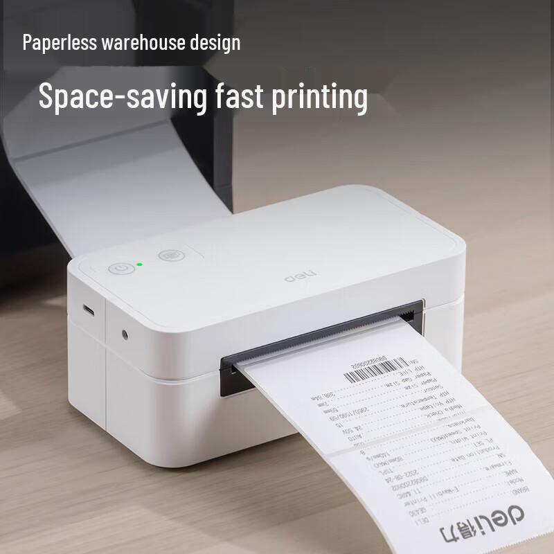 Deli GE435 Thermal Label Printer (80mm, USB)