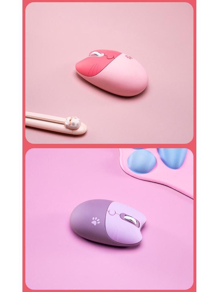 M3 Wireless Silent Mouse - Portable, Cute, and Stylish for Girls' Laptops and Office Use