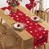 Valentine's Day Table Flag Polyester Sweet Heart Table Runner for Wedding Rose Home Kitchen Dining Table Decorations