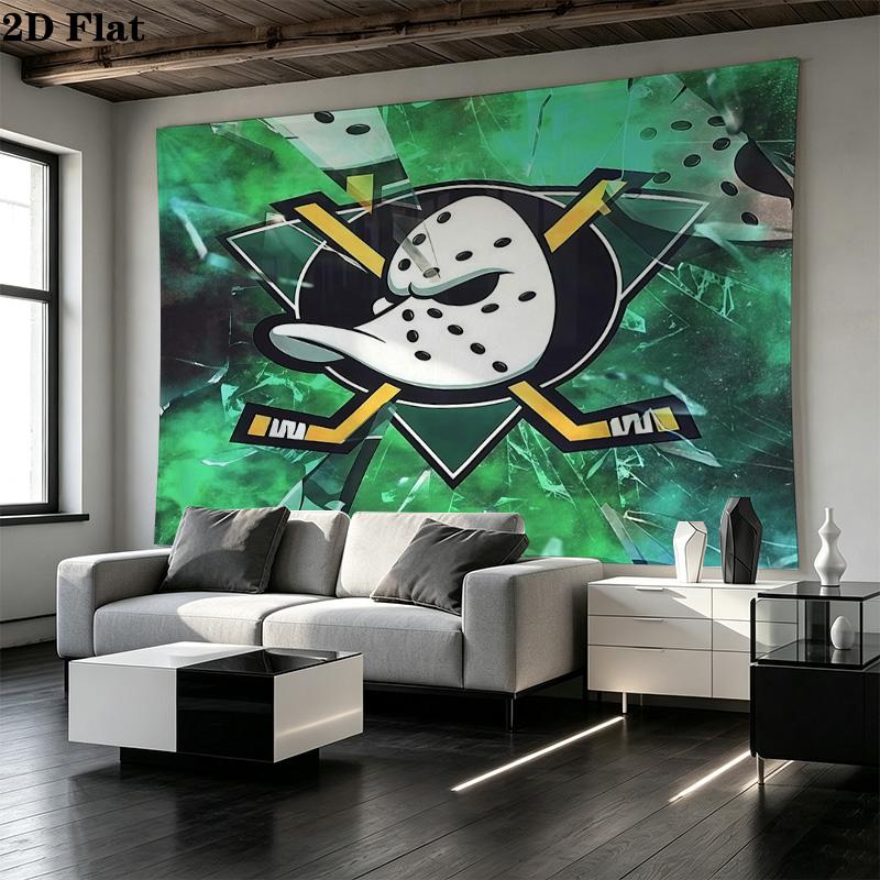 Mighty Ducks Printed Tapestry – Wall Hanging for Bedrooms, Dorms, and Home Decor