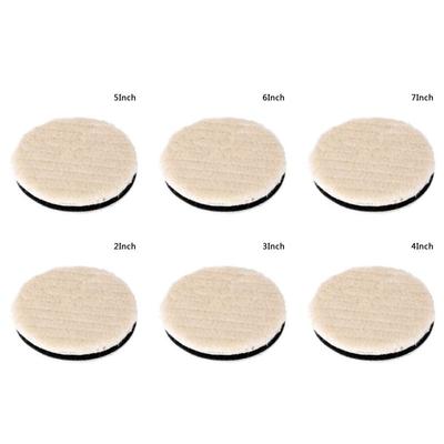 Washable and Reusable Wool Polishing Pad Perfect for Car Buffing and Detailing