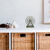 Ferris Wheel Ornament Iron Metal Desktop Decor Modern Elegant Home Office Living Room Shelf Bookcase Table Centerpiece Gold