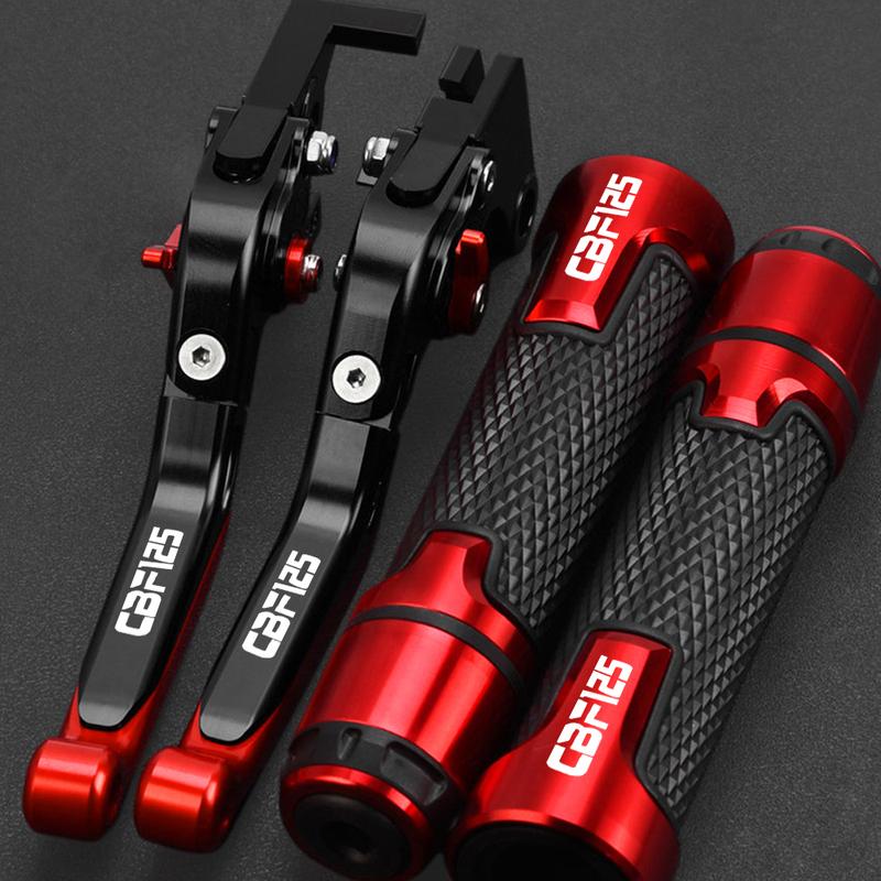 Motorcycle Brake Clutch Levers 7/8''22MM For Honda CBF125 CBF 125 2008-2015 2014 2013 2012 2011 2010 2009 Handle Handlebar Grips