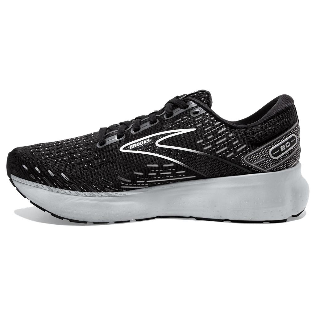 Brooks Glycerin 20 Black Alloy Men Sneakers White 110382-1D-059