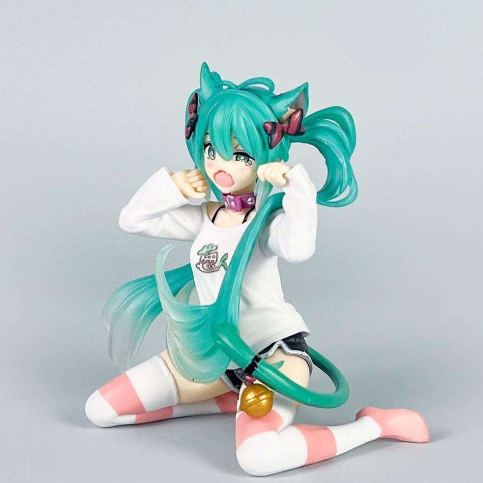 11-20CM Hatsune Miku X Cinnamoroll Figure Anime Collectible Models Decorative Decorations Children Birthday Christmas Kawaii Gif