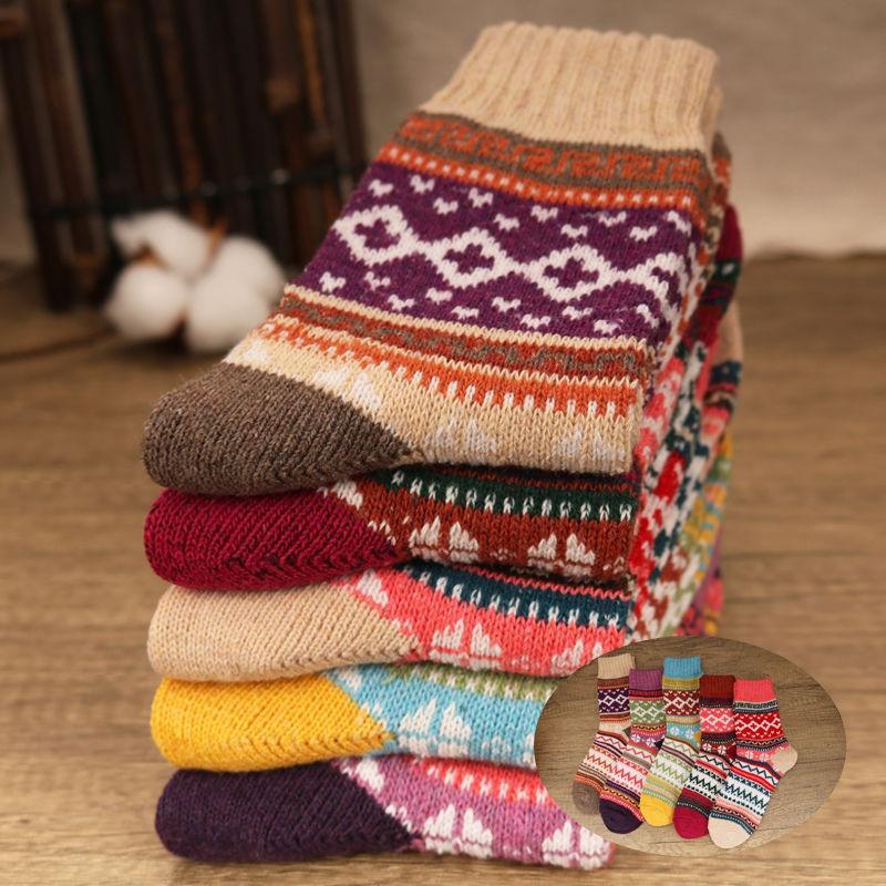 5 Par Dam Randiga Crewstrumpor Mellanlånga Mjuka Andningsbara Högelastiska Strumpor