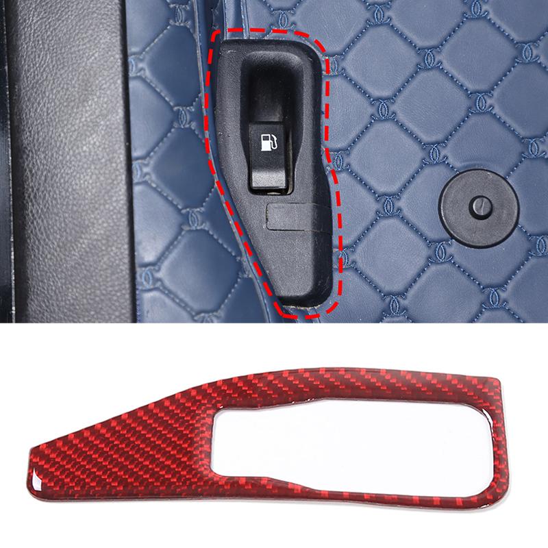 For Subaru Forester 2013-2018 Red Soft Carbon Fiber Interior Kit Dashboard Console Gear Shift Panel Decoration Trim Stickers