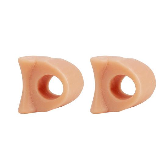 2Pcs Toe Separator Orthopedic Bunion Valgus Hammertoe Corrector Foot Pain Relief Natural