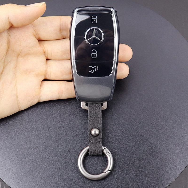 Custodia Chiave Trasparente Ultra-Sottile per Mercedes-Benz E300L, GLC260L, A200L, GLB, GLE350 e Classe CLS