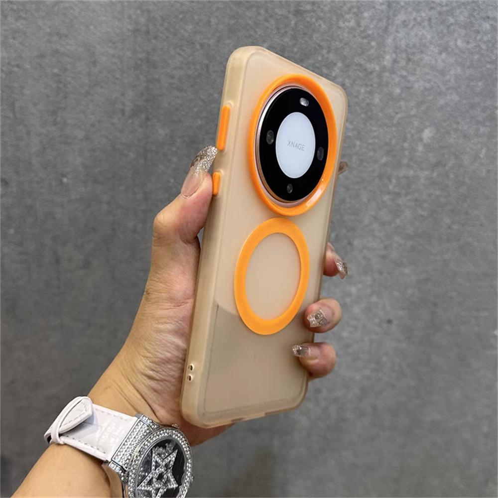 Matte Clear Candy Magnetic For Magsafe Case For Huawei P70 Ultra Mate 70 60 Plus Honor 300 X60 X50 X9 X8 B C Magic 7 Pro 6 Lite