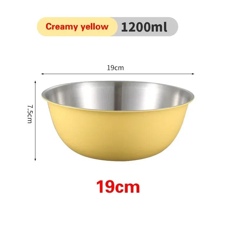 304 nerezová ocel mísa na ovoce Mísicí mísa Koš na mytí a odvodnění zeleniny mísy Domácí Kuchyňská Mísa na vejce