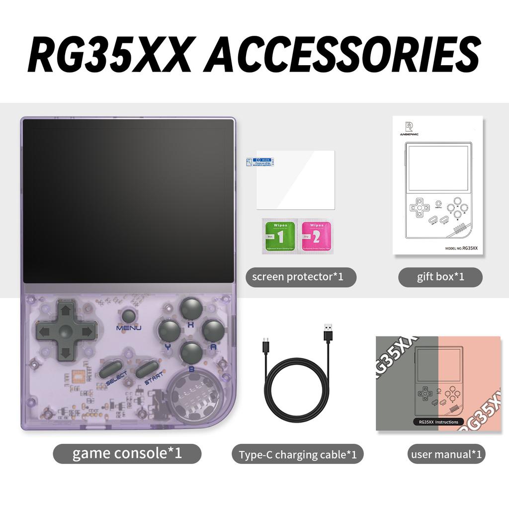 RG35XX Retro Handheld Game Console Portable Handheld Game Console With 2600mAh Battery 3.5 Inch Screen Game Controller