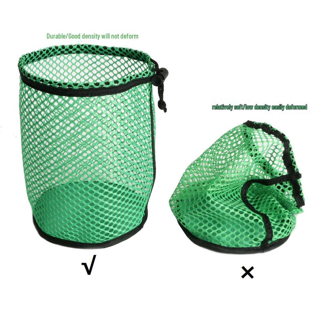 Mesh Nylon Golf Ball Bag - 3 Sizes & Colors Available