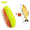 4in1 Cat & Dog Grooming Comb with Electric Spray Cat Steam Brush Soft Silicone Hair Remover Kitten Pet Bath Massage Clean Brush