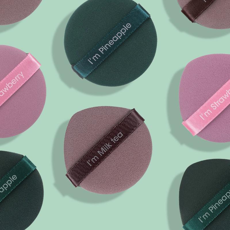Air Cushion Puff Strawberry Pineapple Egg Yolk Pie Dry and Wet Dual-purpose, Become Big and Not Easy To Eat Powder Beauty Blender Seven Star Makeup