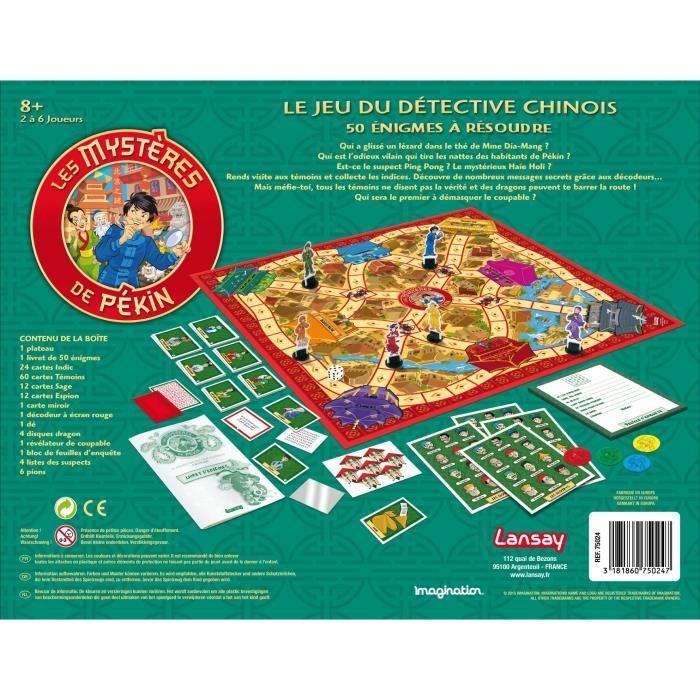 LANSAY - LES MYSTÈRES DE PÉKIN - Jeu de société - Version Originale - 2 à 6 joueurs - Dès 8 ans