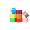 Copper Plate Self-Adhesive Labels, 100x100 & 60x40 mm, Multi-Color (Red, Orange, Yellow, Green, Blue, Purple, Pink, Brown) Barcode Paper Roll