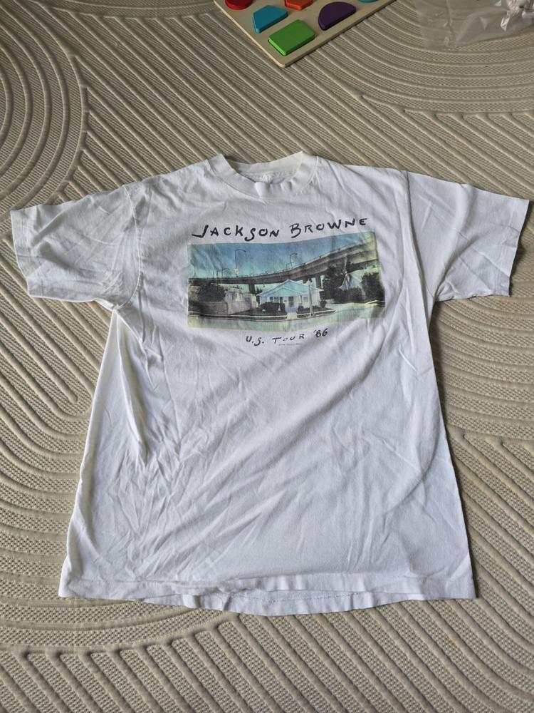 Vintage 1986 Jackson Browne Concert T Shirt For Men and Women S4XL NZ1527 S