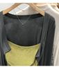 Women's Lyocell Tencel Patchwork Long Sleeve Waist-Cinching Top (Spring 2026 Collection)