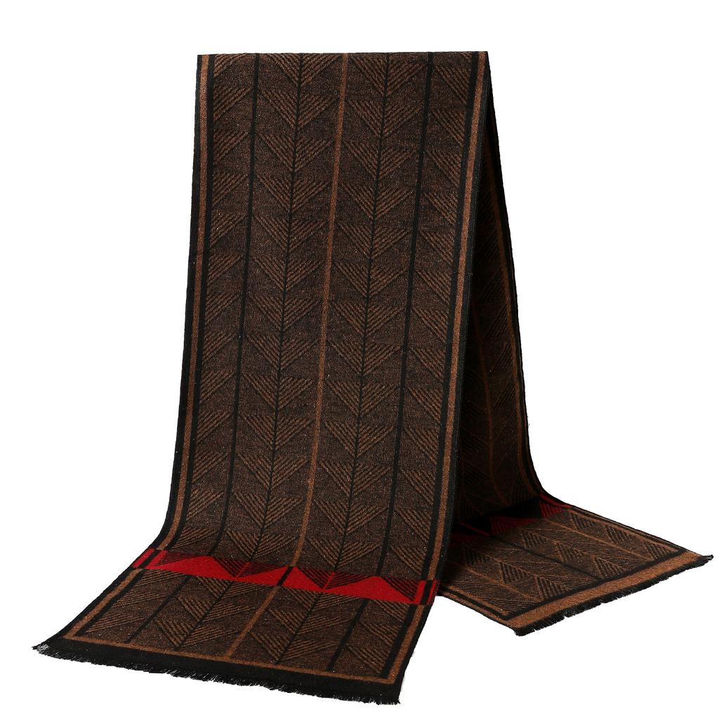 Men's Business Wraps Scarves Winter Classic Pashmina Shawls Fashion Plaid Warm Cashmere Scarf Autumn Thick 180X33CM Beach Towel