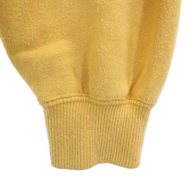 Pearly Gates Golf Long Sleeve Half Button Trainer L Yellow Back Brushed Men's Used