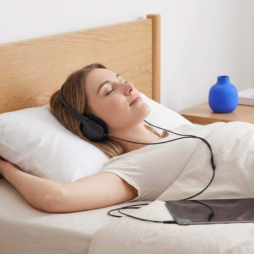 Wired Headworn Wired Headset Black Wired Headworn Earphones Cellular Wired Headset  Computer
