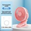 Usb Quiet Portable Desktop Fan With Clip Mount For Room Outdoors Activities Use