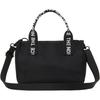 The North Face 1,1L Buchstabenschriftzug Reißverschluss Handheld Schulter Crossbody Outdoor Tasche Unisex Taschen Schwarz NN2PP06N