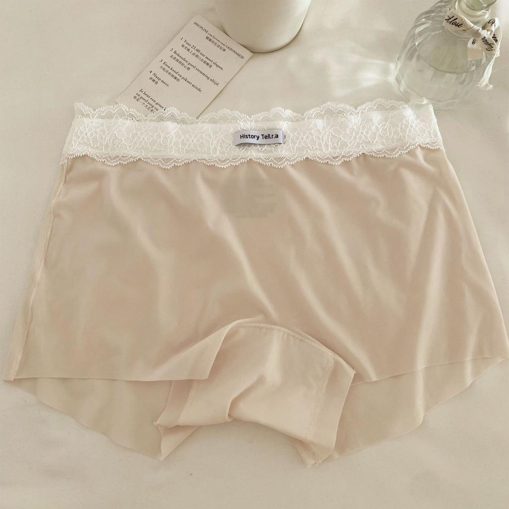 Women's New Summer 10A Antibacterial Pure Cotton Crotch Two In One Ice Silk Non Trace Anti Tarnish Safety Underwear