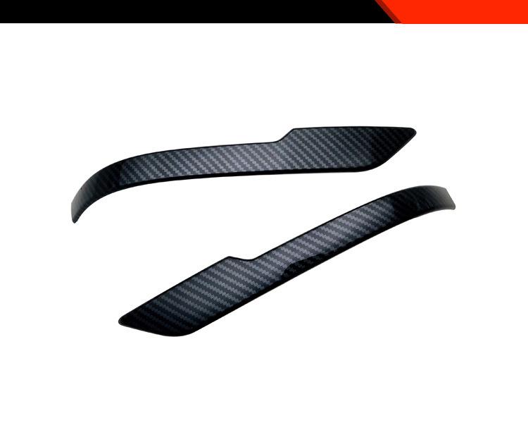 Toyota Aqua 25 Rearview Mirror Anti-Collision Trim and Bright Strip Stickers