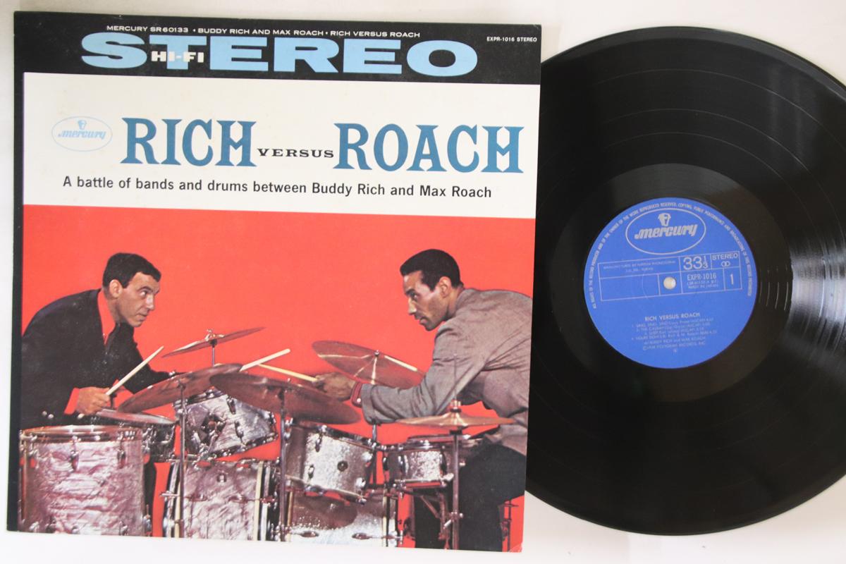 

LP Record BUDDY RICH, MAX ROACH - Rich Versus Roach EXPR1016 MERCURY 1976 Japan Jazz Used