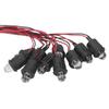 10PCS Water Clear Bulb LED Light Lamp Bulb 12V Prewired Emitting Diodes  Boat Application