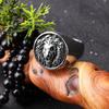 Vintage Lion Head Stainless Steel Mens Ring Bold Animal King Titanium Steel Ring for Men Stylish Jewelry