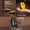 Dual Mode Wireless Mouse Bluetooth 5.1 & 2.4G USB Silent Mice 2400 Adjustable DPI Ergonomic Computer Mouse for PC Laptop Tablet iPad Office Work