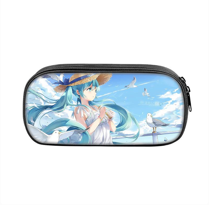 Piórnik Anime Hatsune Miku o Dużej Pojemności Dla Uczniów i Kolekcjonerów