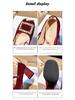 MZ-81 Brautschuhe mit Blockabsatz für breite Füße - Rote Braut-High Heels mit französischer Carré-Schnalle, bequem und stilvoll.