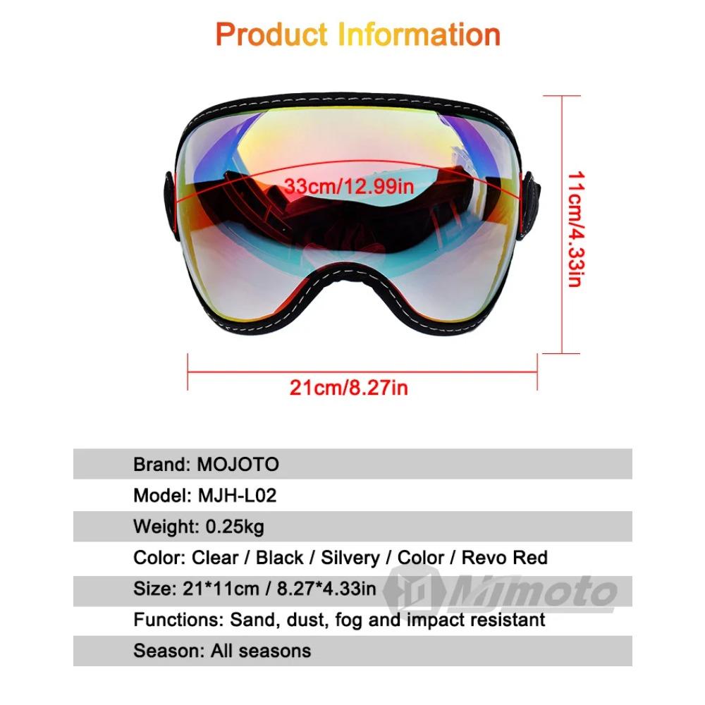 Motorcycle Helmet Bubble Shield Visor Lens for Shoei Ex-Zero Helmet Goggle Lens Multi Color Retro Helmet Glasses Men Menson