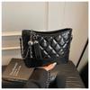 New Large-capacity Bag Female Sen Moe Trendy Diamond Chain One Shoulder Crossbody Women's Bag Simple Underarm Bag