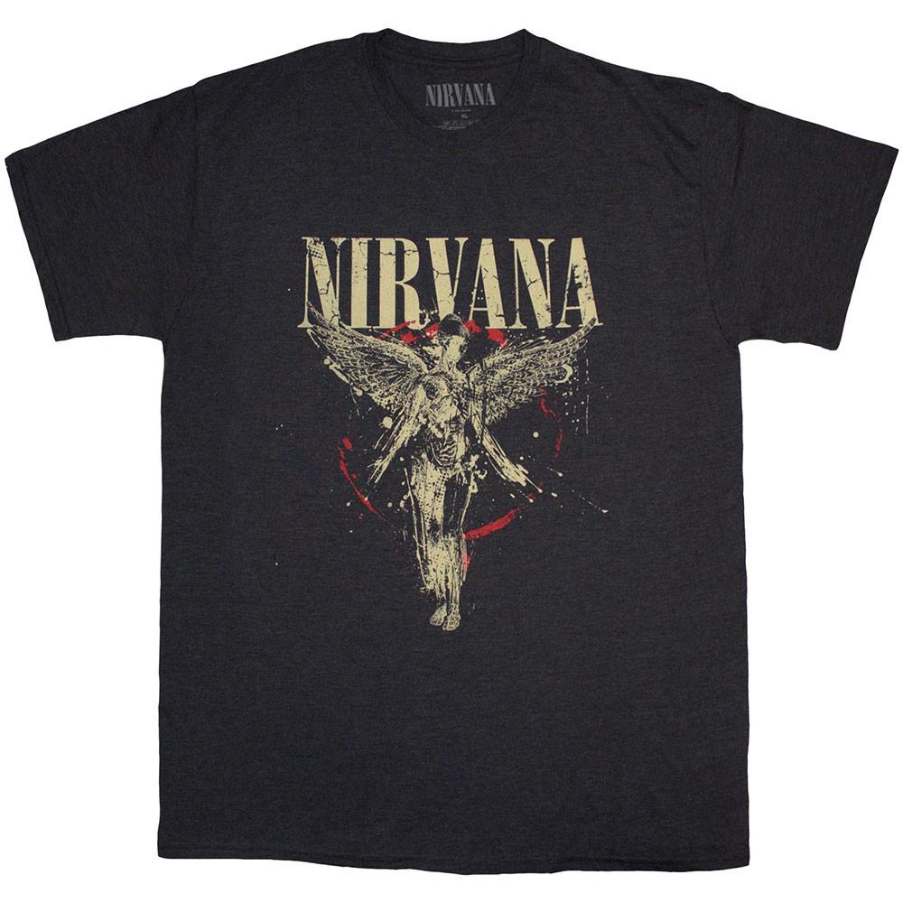 Nirvana In Utero T-Shirt Grey New S