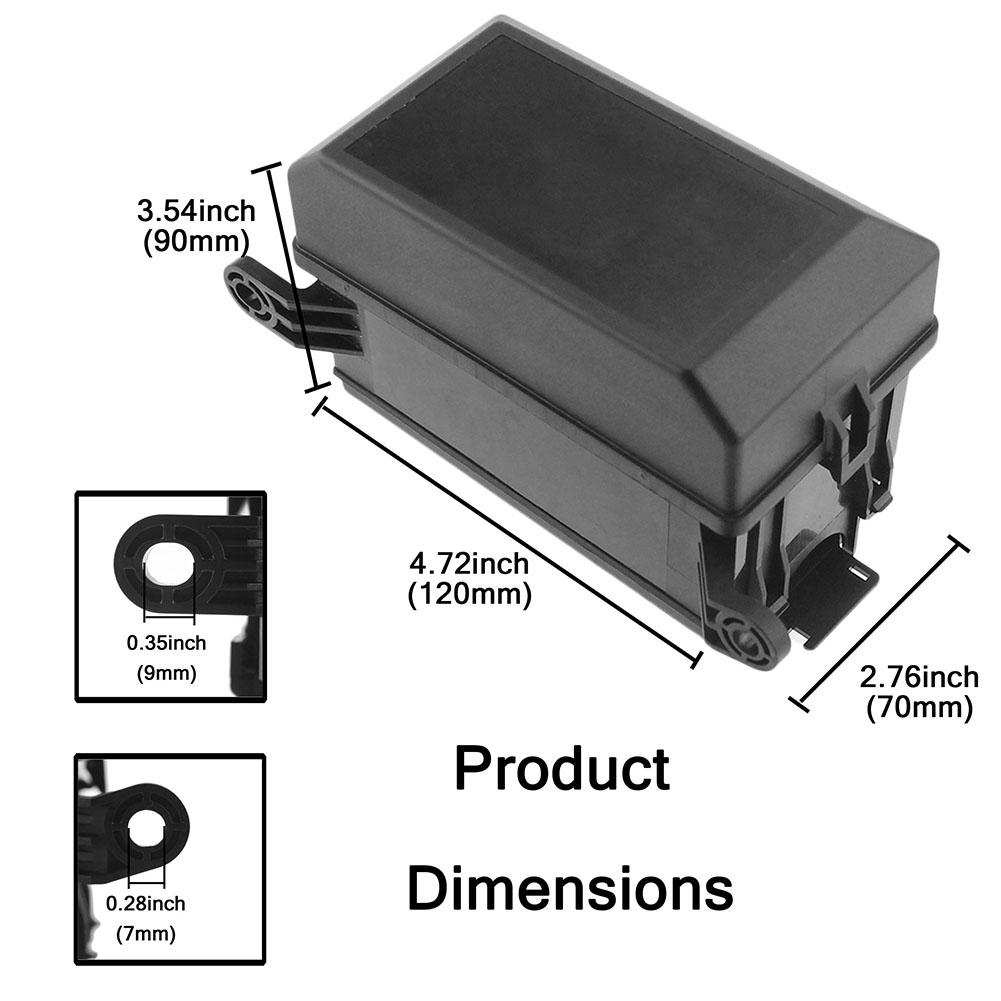 Universal DC 12V Car Marine Boat 6-Way Relay+ 6-Slot ATO/ATC Blade Fuse Holder Box Blocks for Automobiles Parts